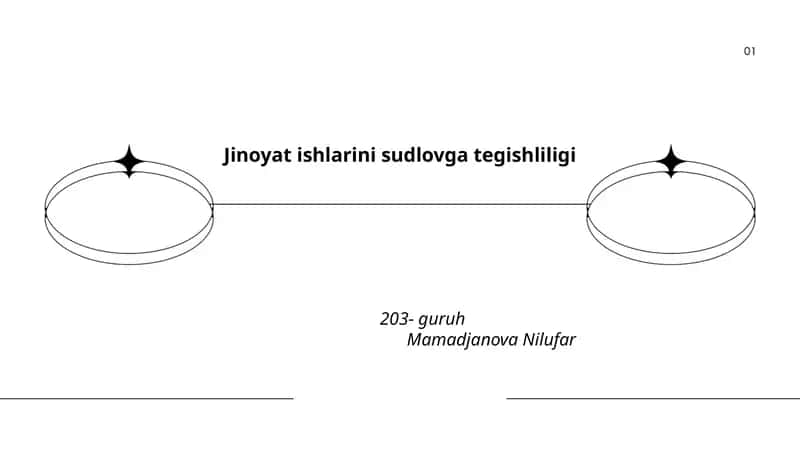 Jinoyat ishlarini sudlovga tegishliligi 1