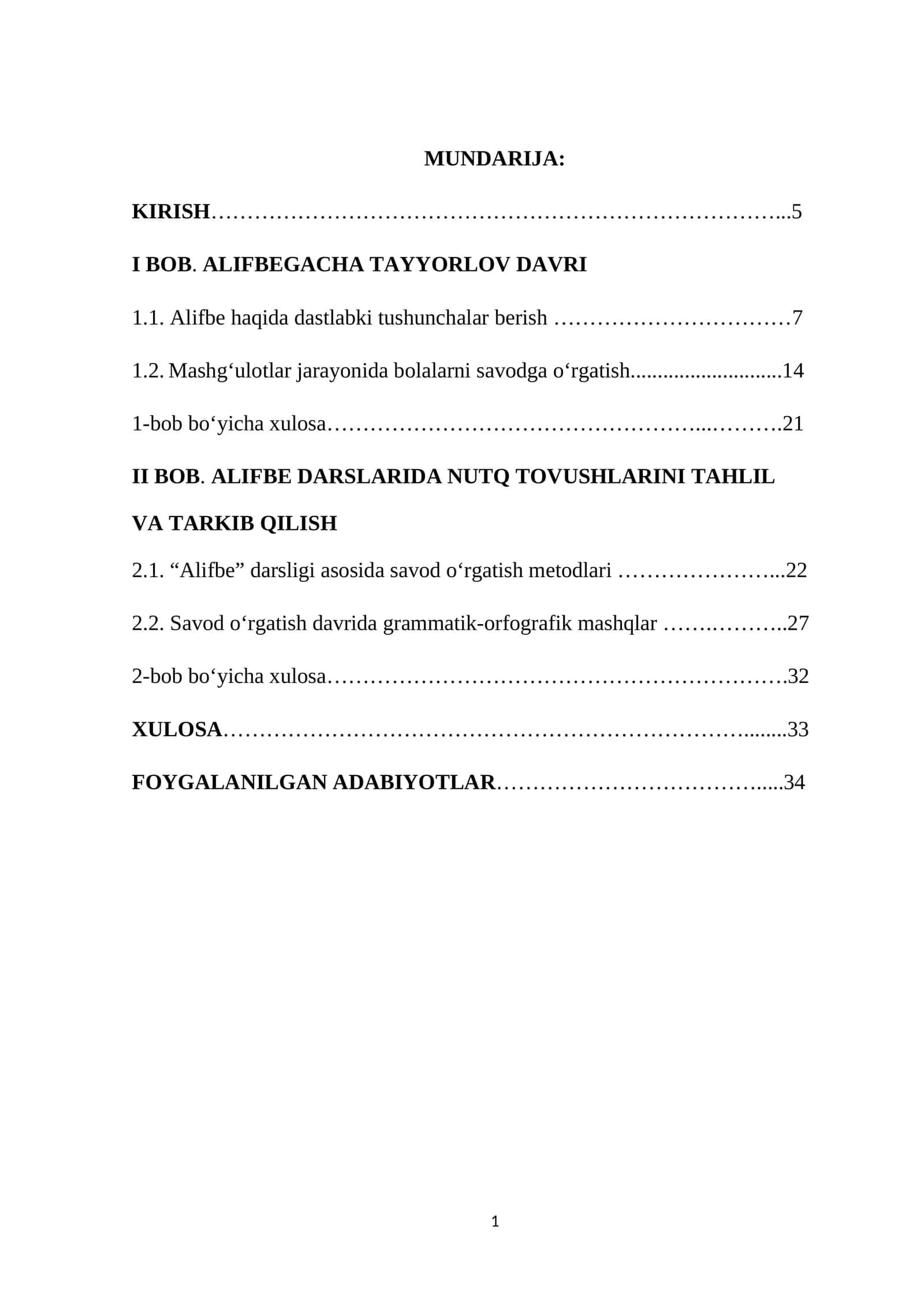 Alifbe haqida dastlabki tushunchalar 1