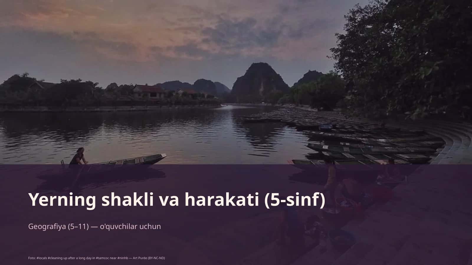 Yerning shakli va harakati (5-sinf) 1