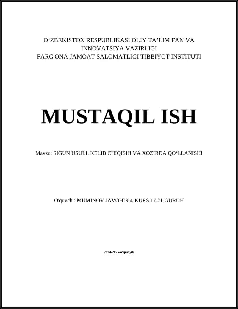 SIGUN USULI 1