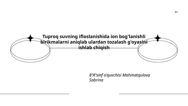 Iyon bog'lanishli birikmalarning tuproq suvning ifloslanishida qobiliyati 1
