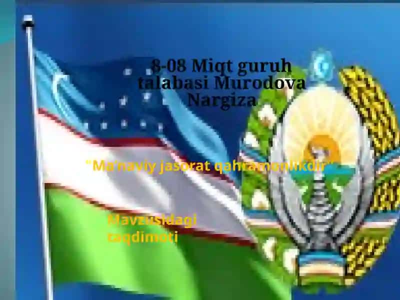 Ma’naviy jasorat 1