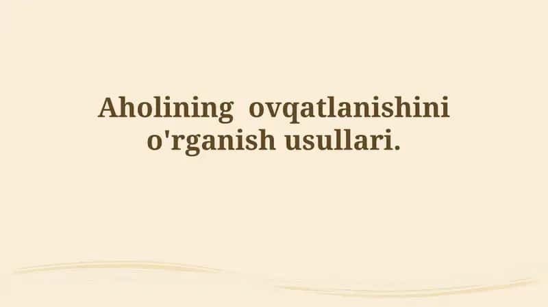 Antropometrik o'lchovlar 1