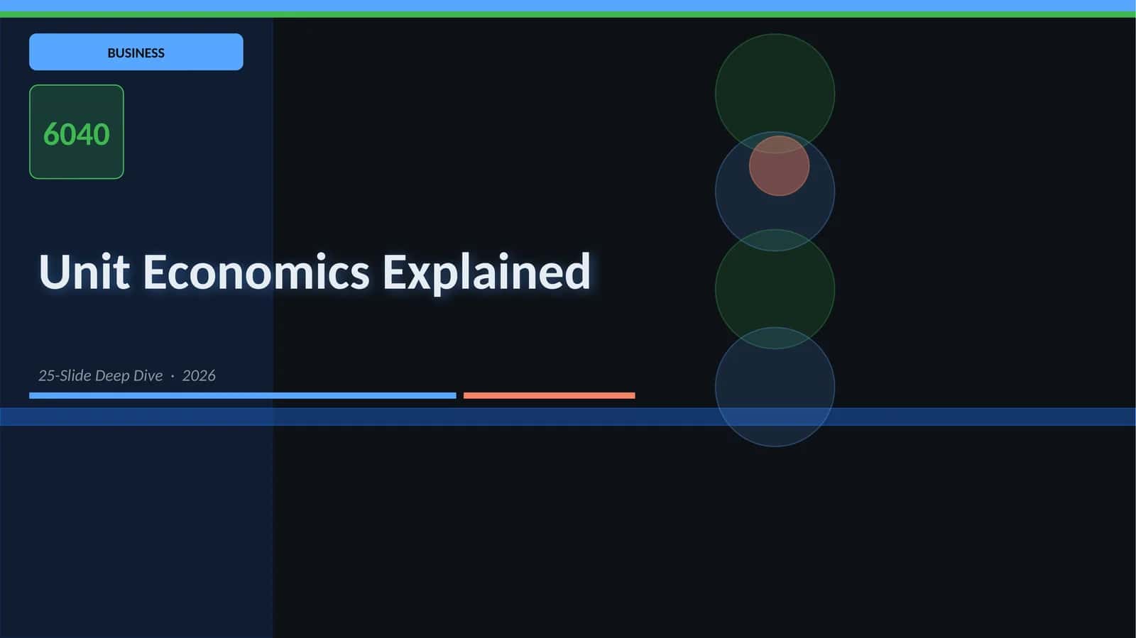 Unit Economics Explained 1