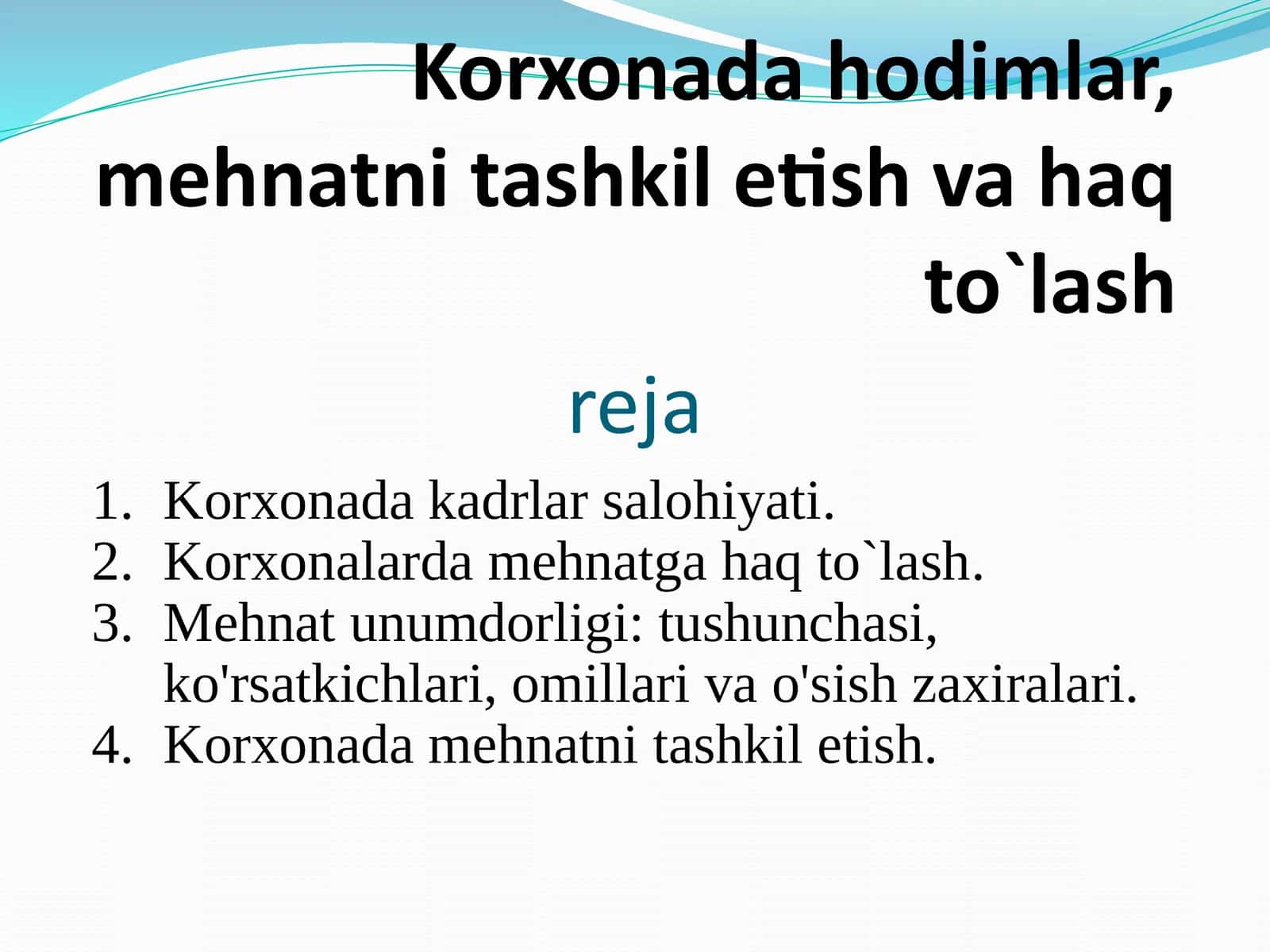 Korxonadakadrlarsalohiyati 1