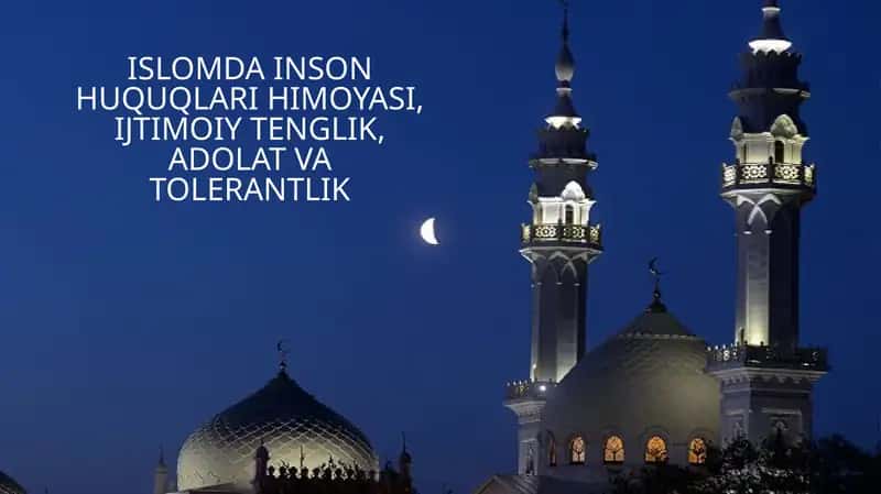 Islomda ijtimoiy tenglik 1