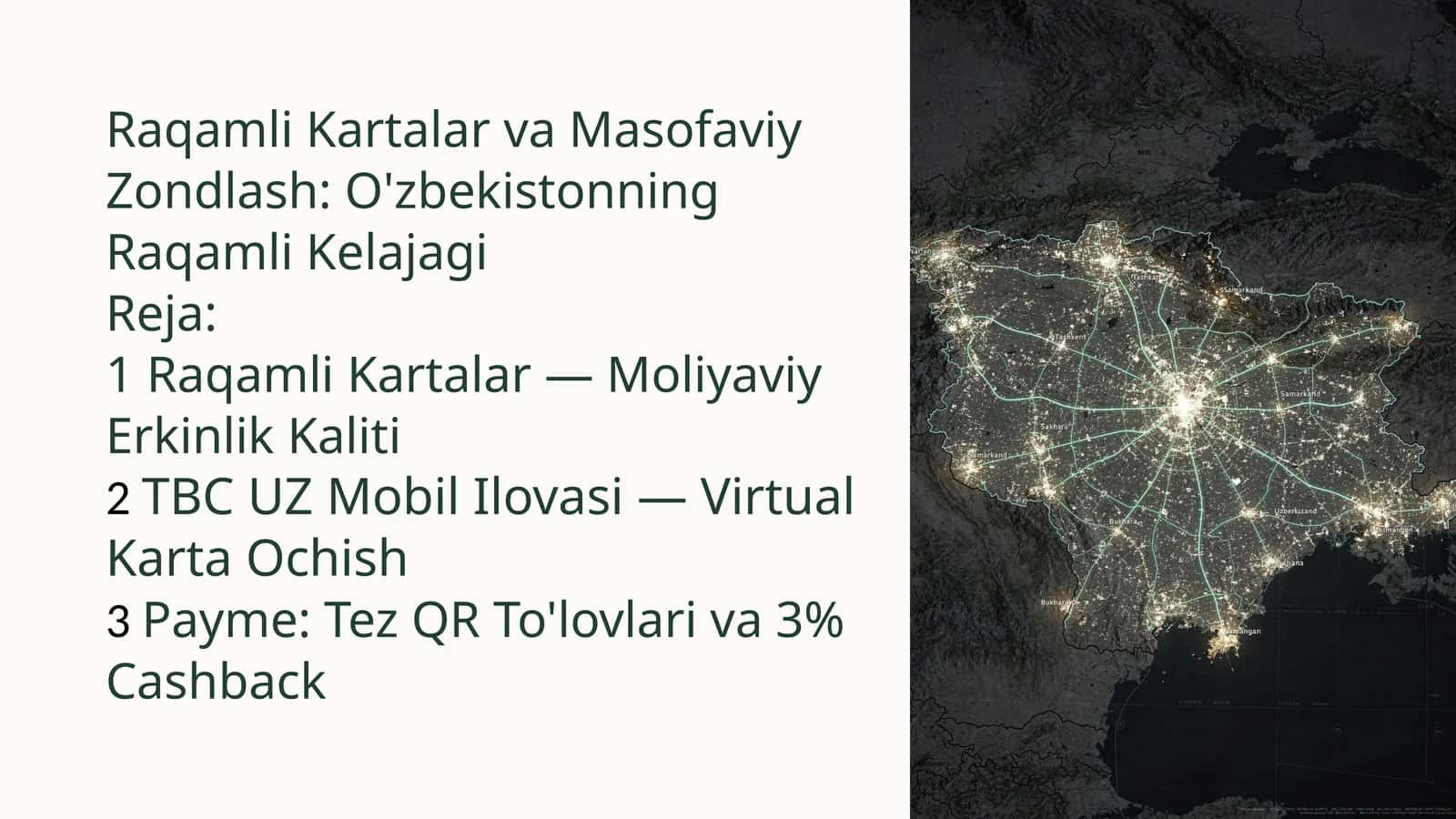 Raqamli Kartalar va Masofaviy Zondlash: O'zbekistonningRaqamliKelajagi 1
