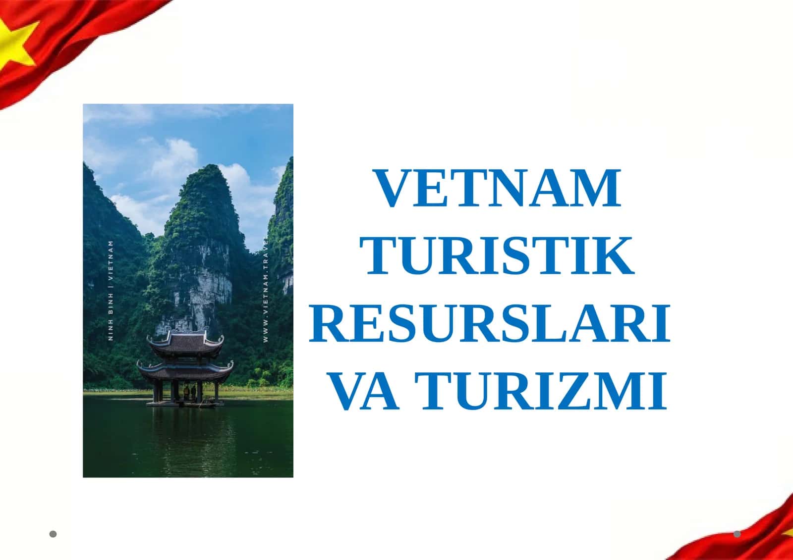 VETNAM TURISTIK RESURSLARI 1