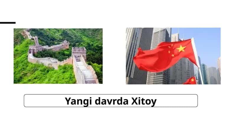 Yangi davrda Xitoy 1