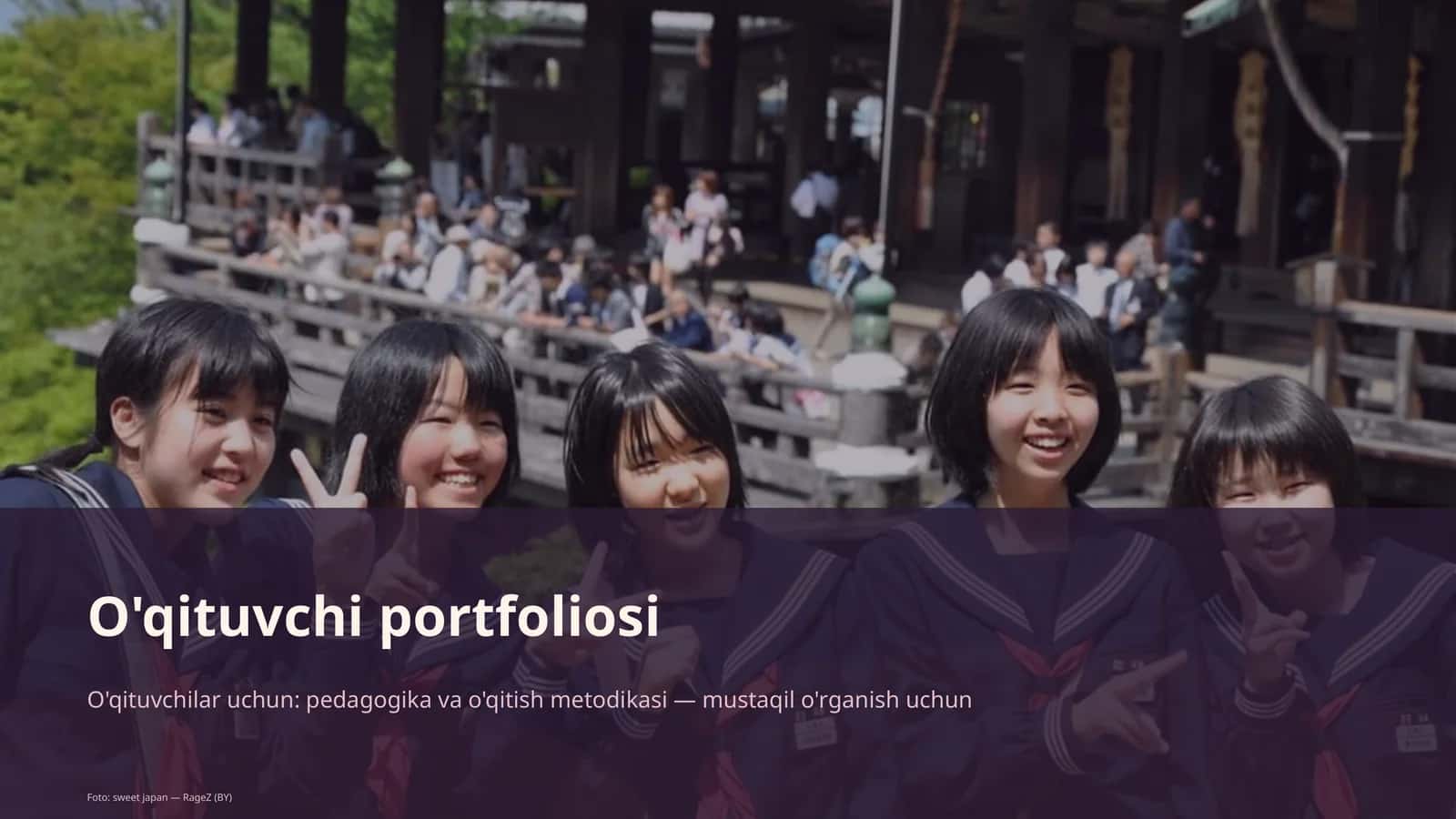 O'qituvchi portfoliosi 1