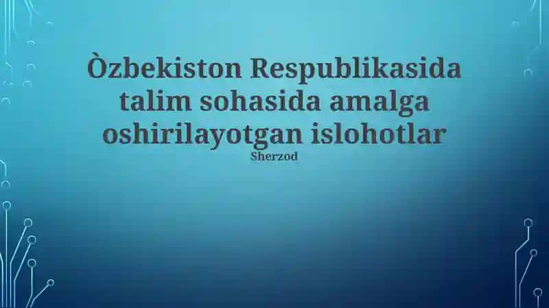 Raqamli ta'lim strategiyasi 1
