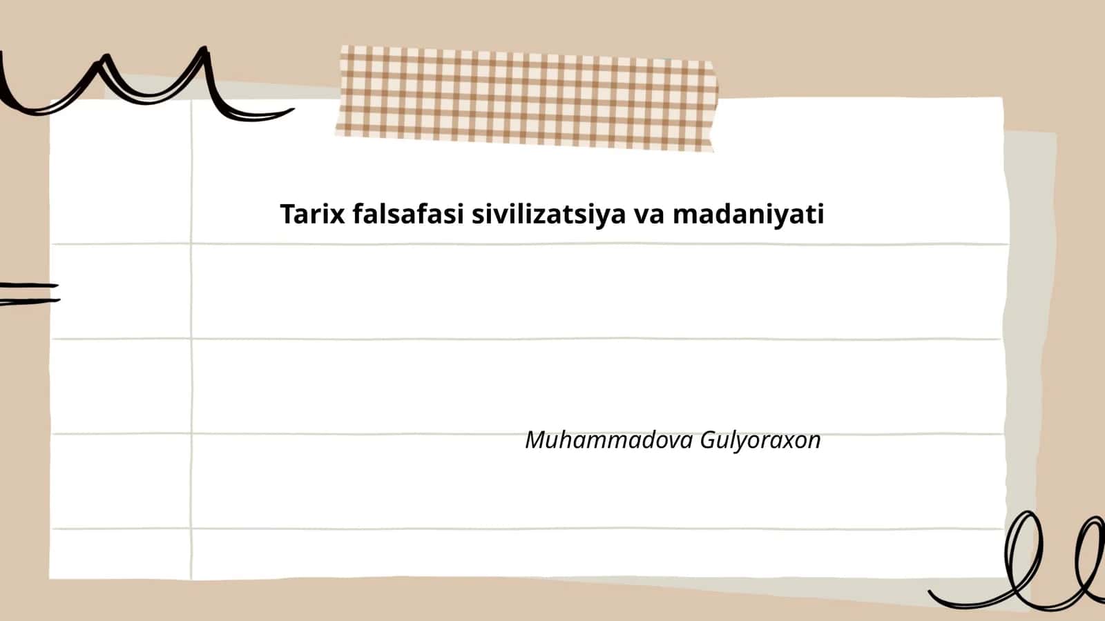 Tarix falsafasi sivilizatsiya va madaniyati 1