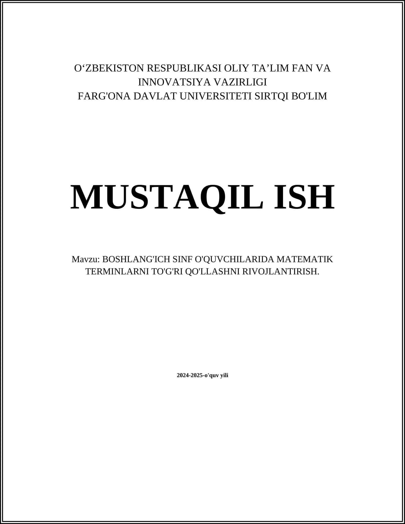 Matematik Terminlar Asoslari 1