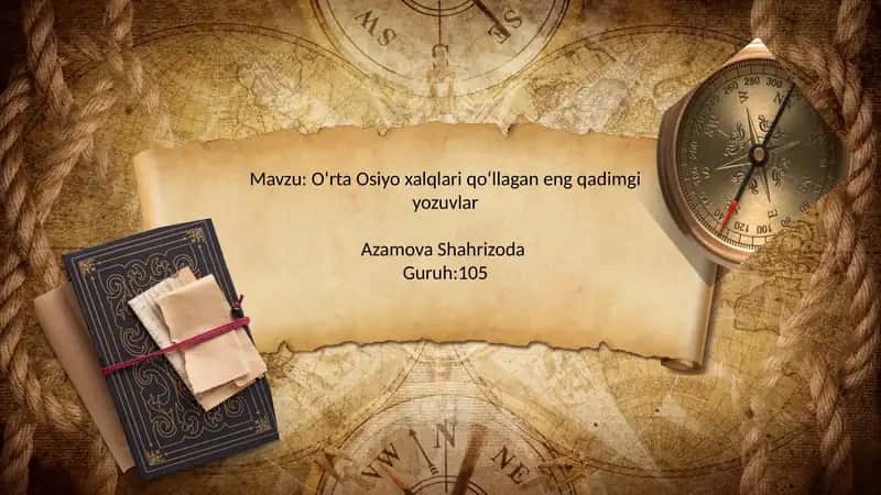 O‘RTA OSIYO MADANIYATI VA TARIXIDAGI AHAMIYATI 1