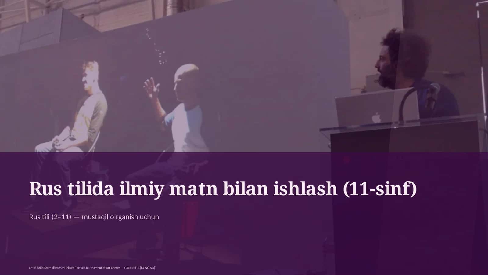 Rus tilida ilmiy matn bilan ishlash (11-sinf) 1