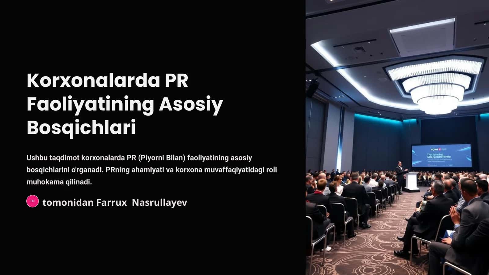 Korxonalarda PR Faoliyatining Asosiy Bosqichlari 1