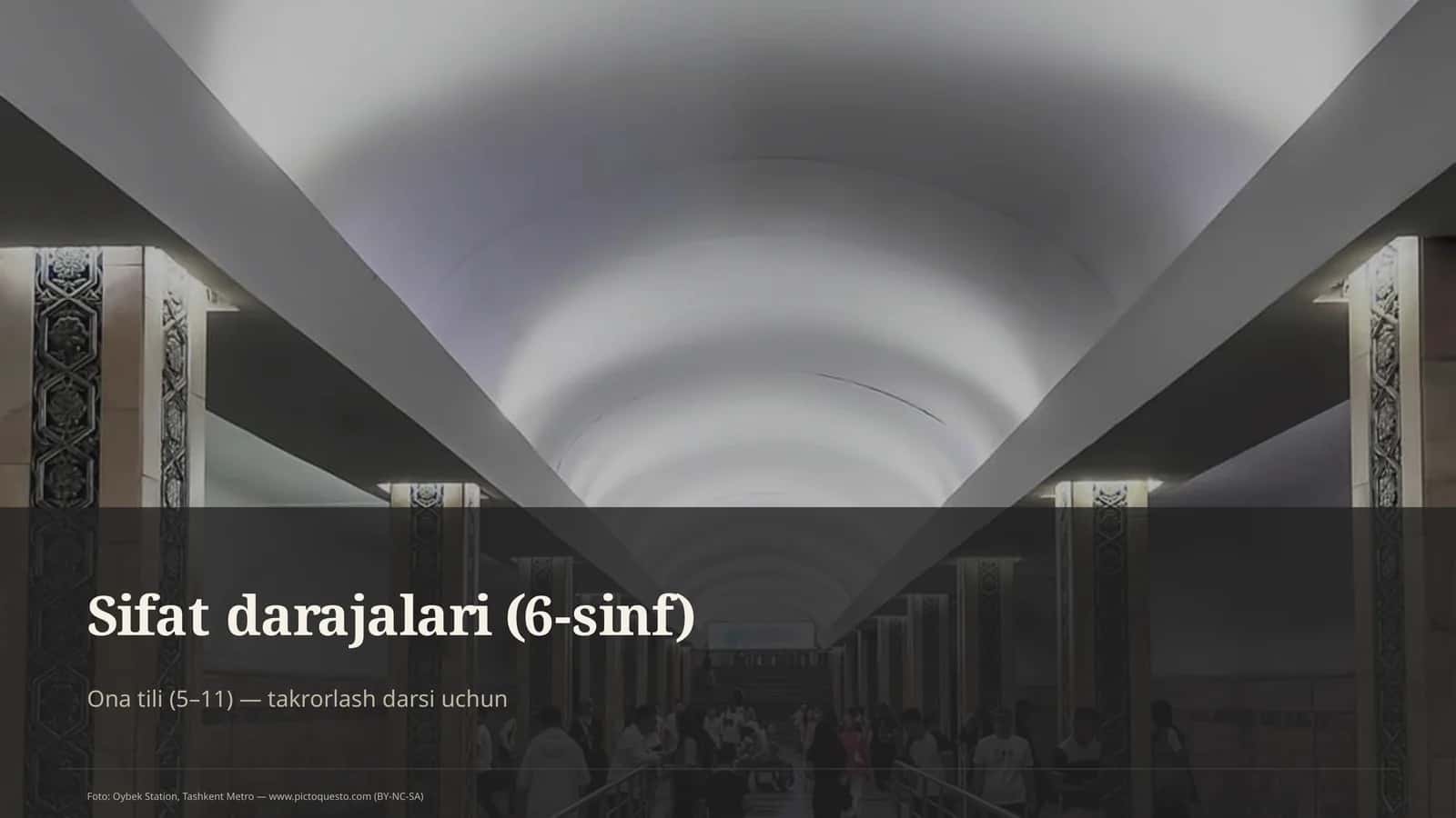 Sifat darajalari (6-sinf) 1