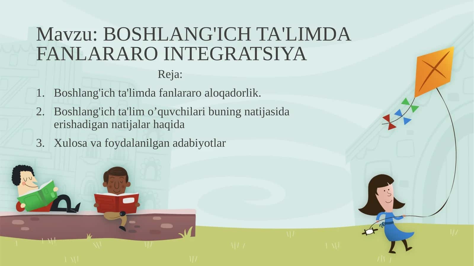 BOSHLANG'ICH TA'LIMDA FANLARARO INTEGRATSIYA 1