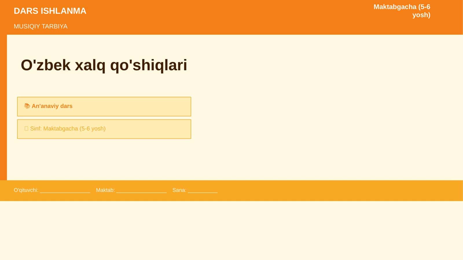 MUSIQIY TARBIYA 1
