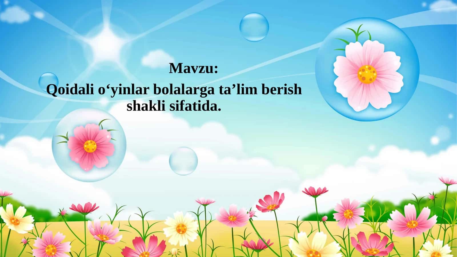 Qoidalio‘yinlar bolalarga ta’lim berish shakli sifatida 1