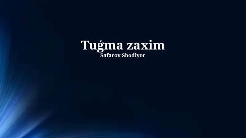 Tuģma zaxim 1