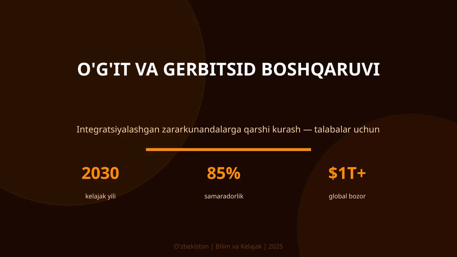 O'g'it va gerbitsid boshqaruv 1