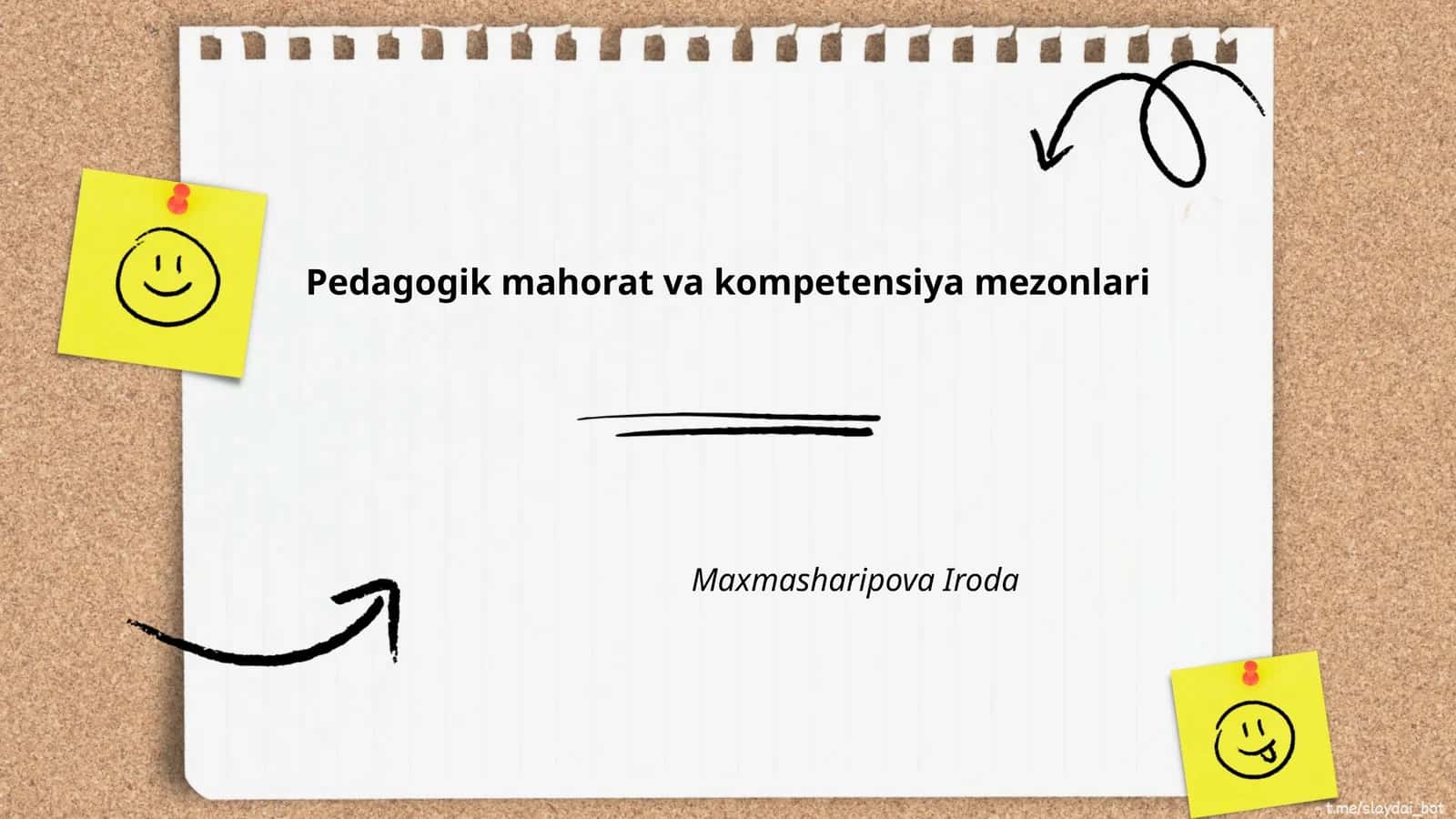 Pedagogik mahorat va kompetensiya mezonlari 1