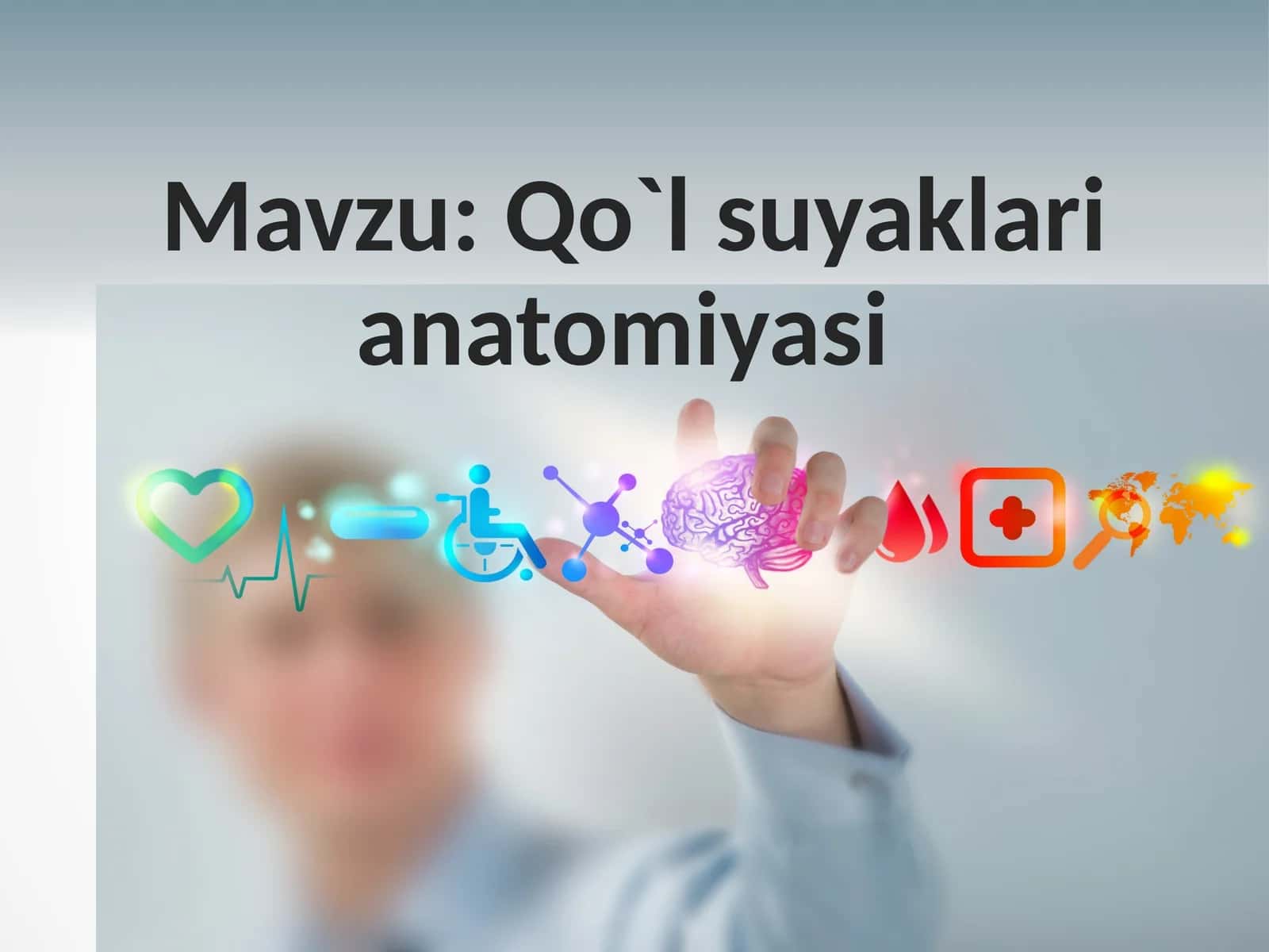 Qo`l suyaklari anatomiyasi 1