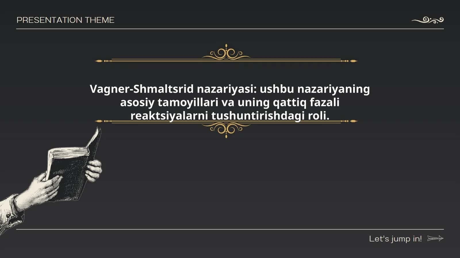 Vagner-Shmaltsrid nazariyasi 1