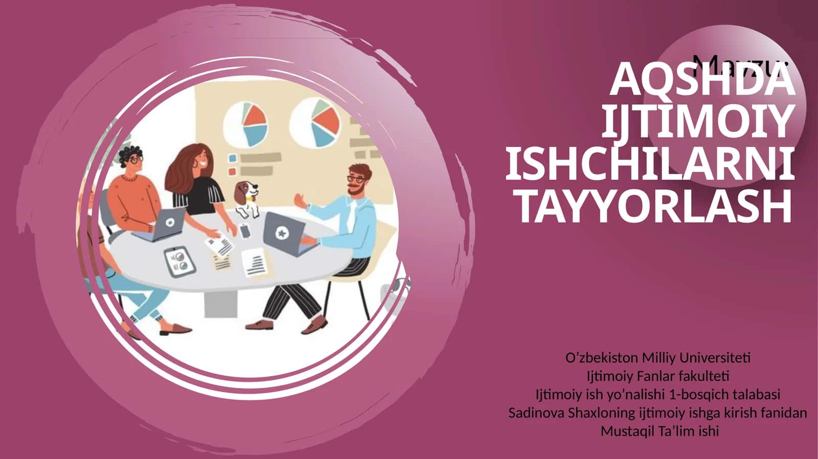 AQSHda ijtimoiy ishchilarni tayyorlash 1