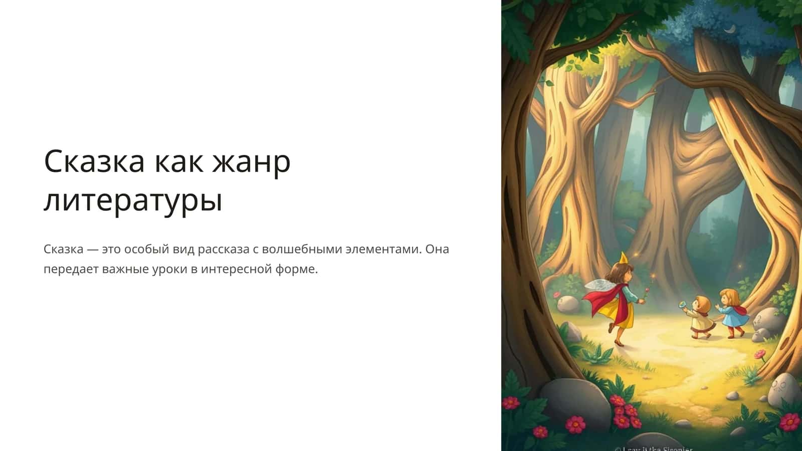 Сказка как жанр литературы 1
