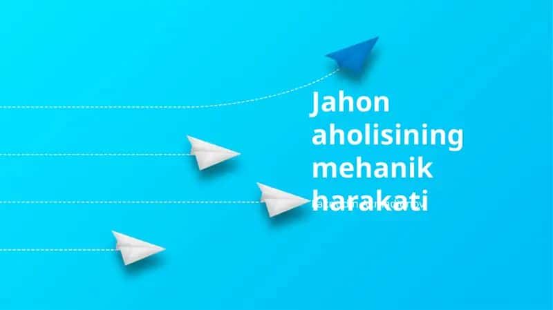 Jahon aholisining mehanik harakati 1
