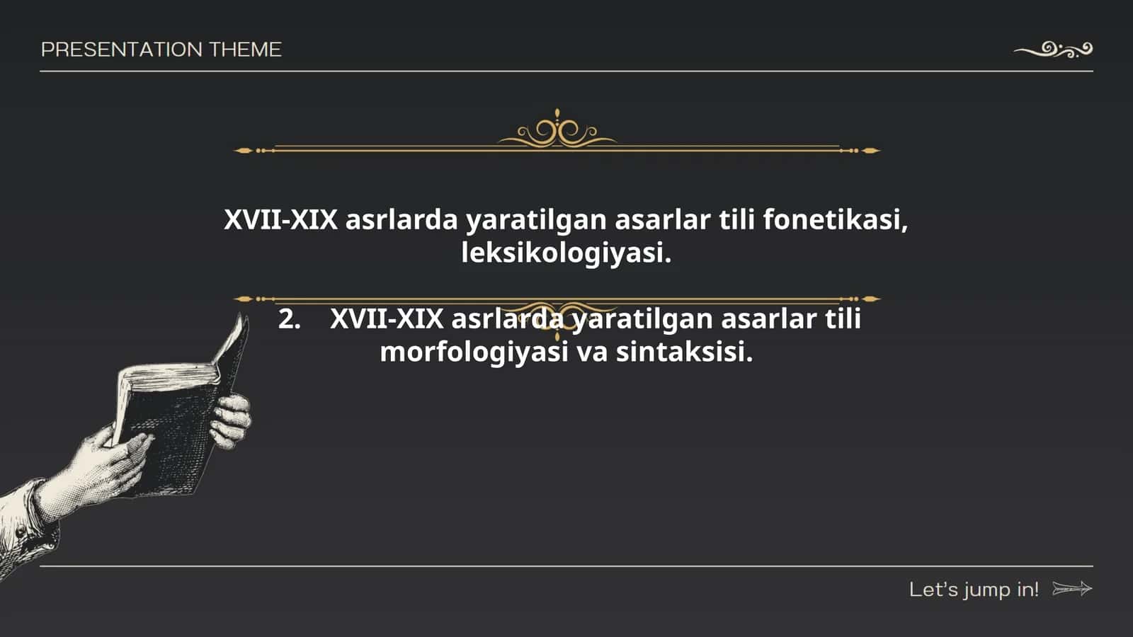 XVII-XIX asr adabiy asarlarida fonetik xususiyatlar 1