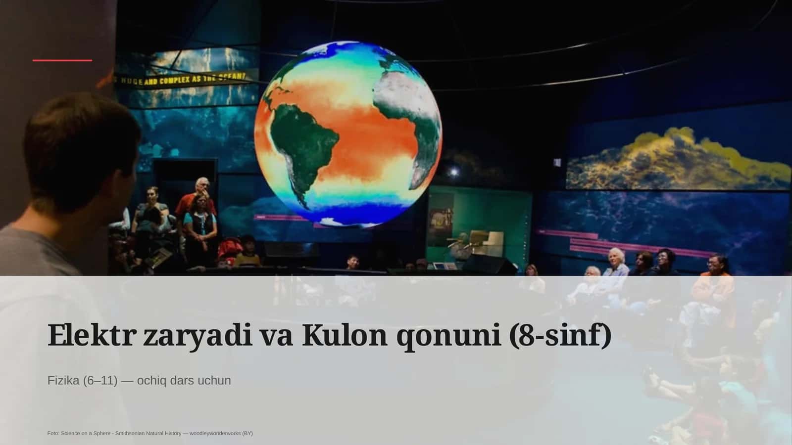 Elektr zaryadi va Kulon qonuni (8-sinf) 1