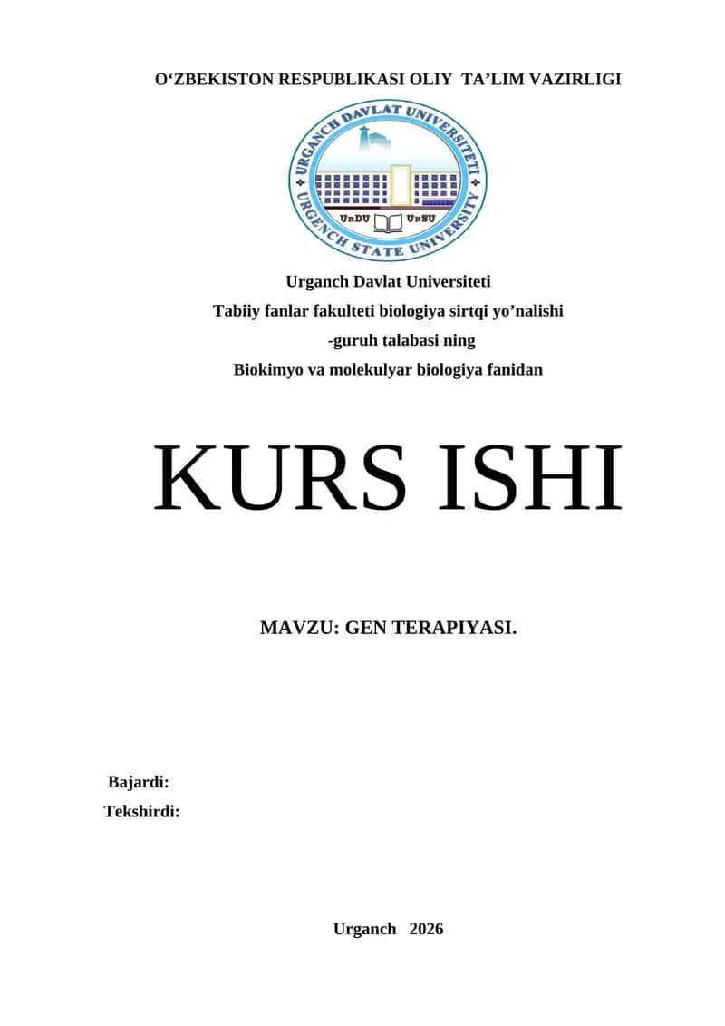 GEN TERAPIYASI 1