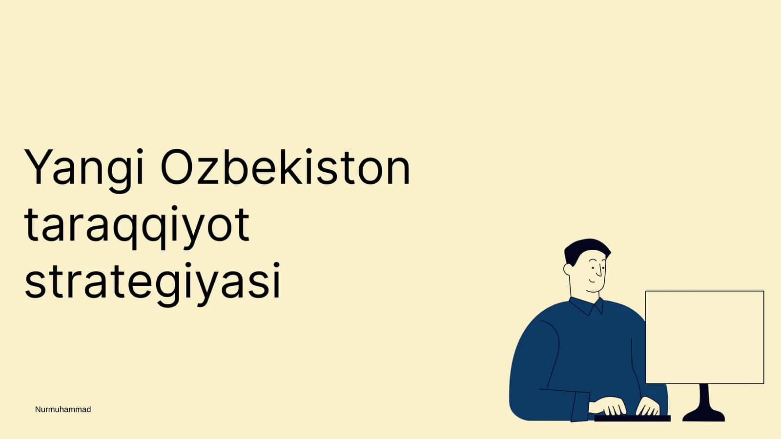 Yangi Ozbekiston taraqqiyot strategiyasi 1