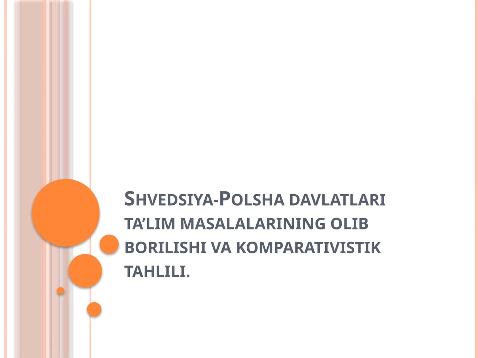 Ta'lim tizimi Shvetsiya 1