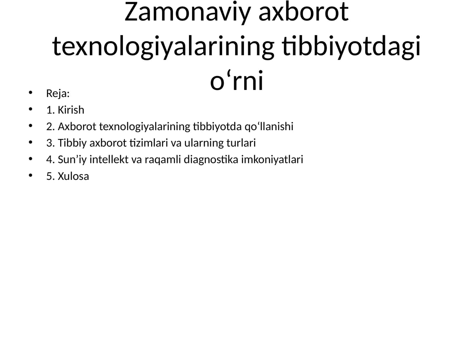 Axborot texnologiyalari haqida 1