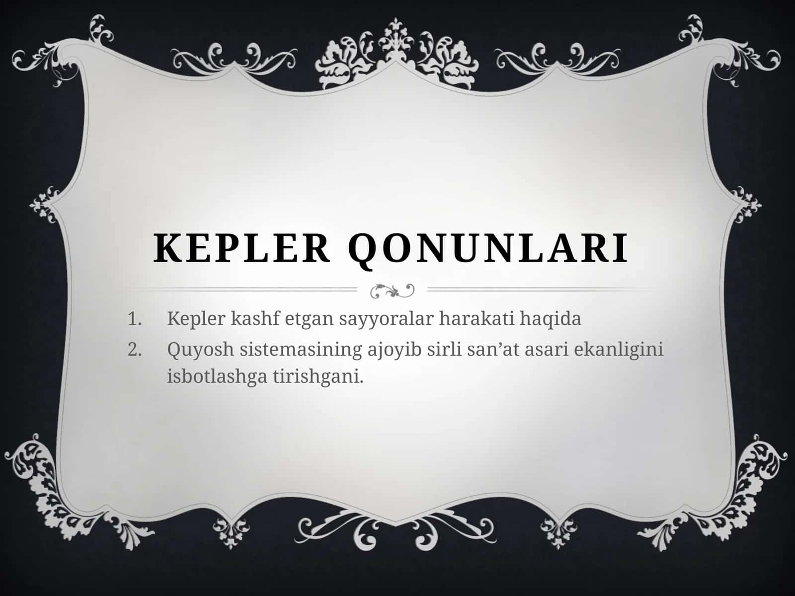 Keplerqonunlari 1