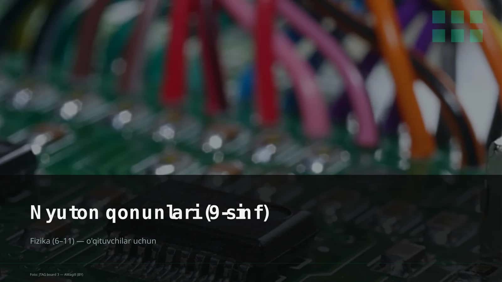 Nyuton qonunlari (9-sinf) 1