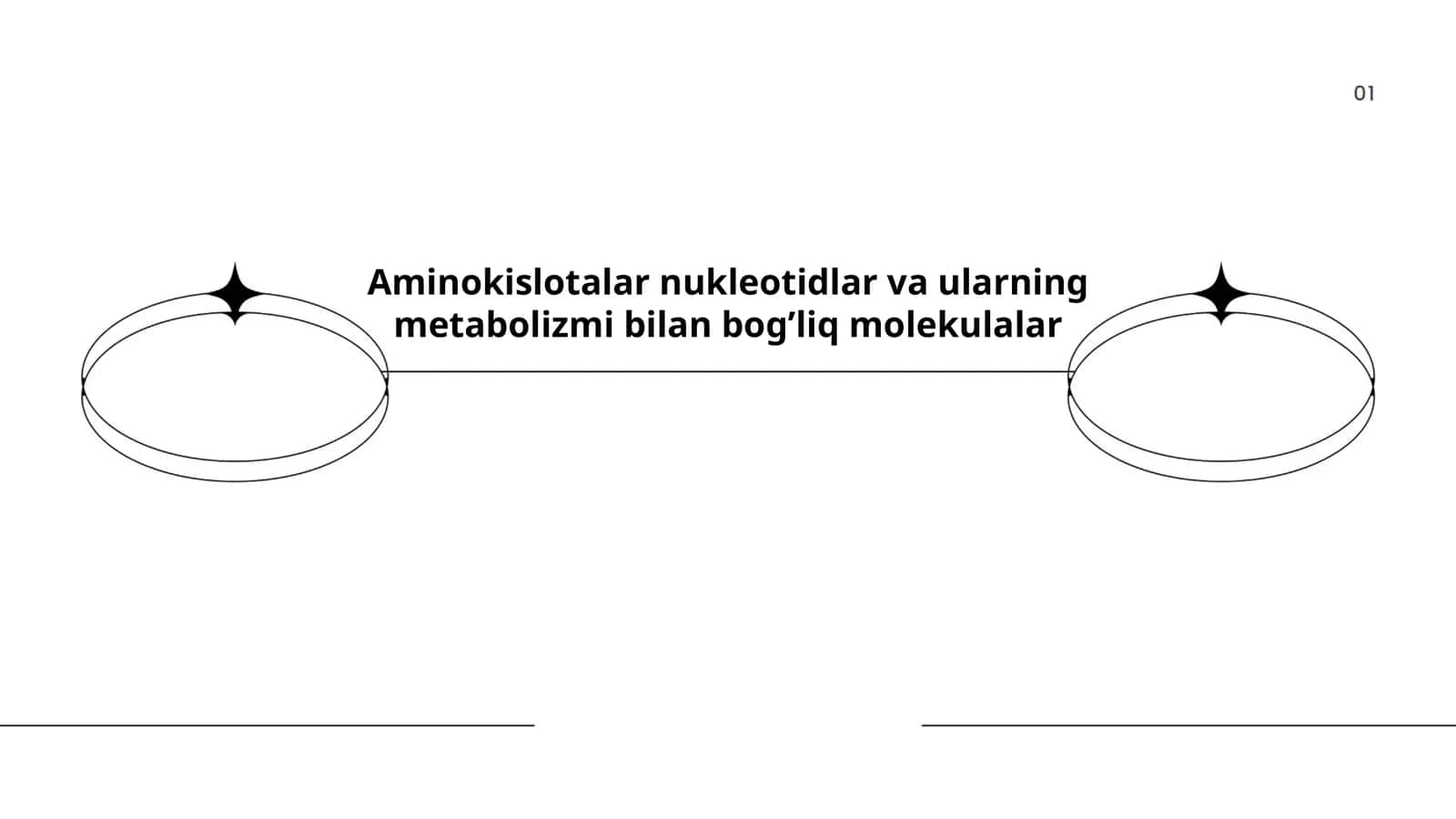 Aminokislotalar nukleotidlar va ularning metabolizmi bilan bogʼliq molekulalar 1