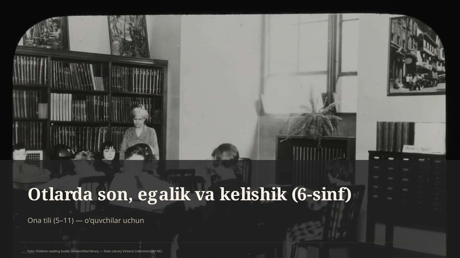 Otlarda son, egalik va kelishik (6-sinf) 1