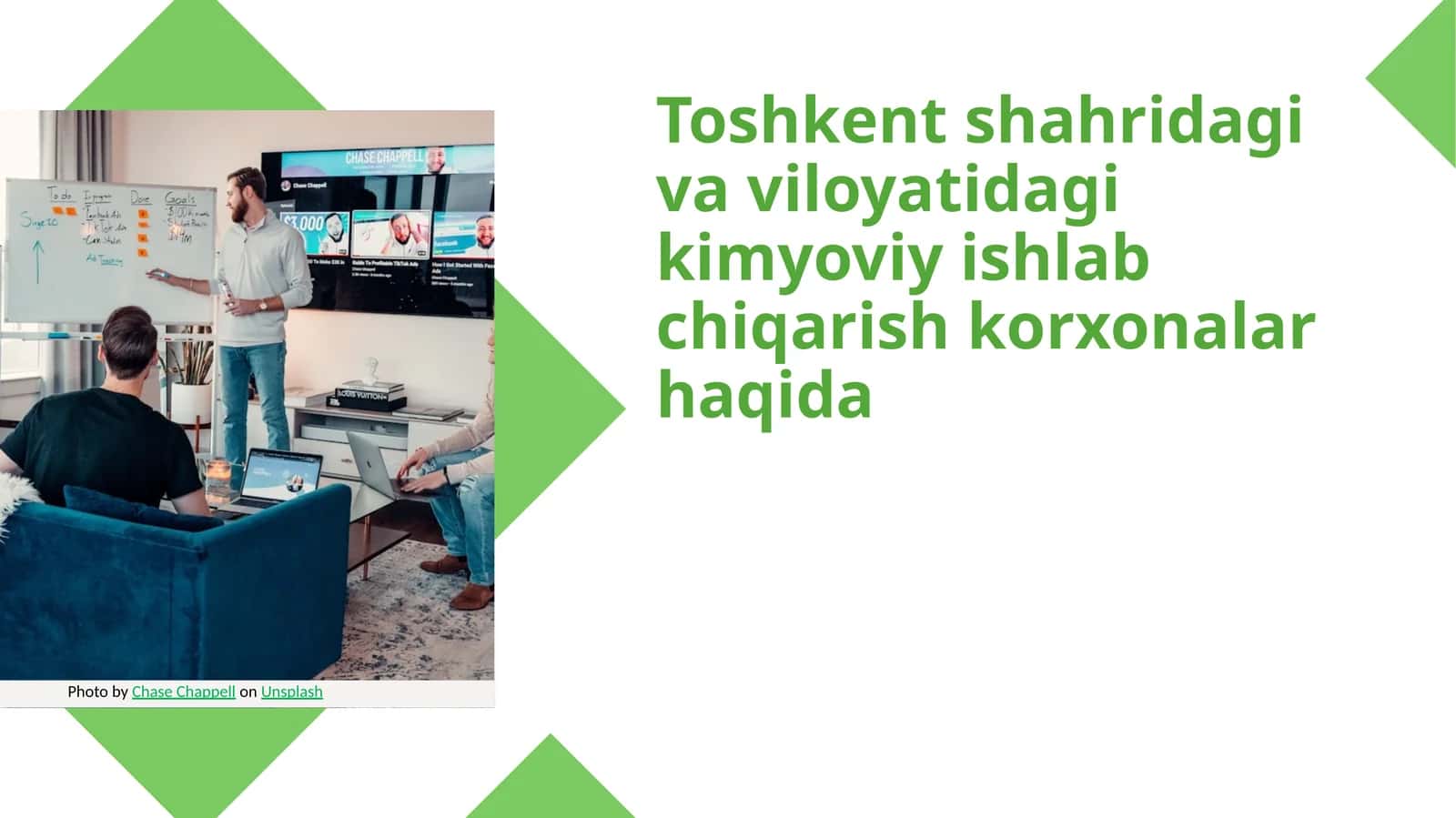 Kimyoviy ishlab chiqarish korxonalar haqida 1