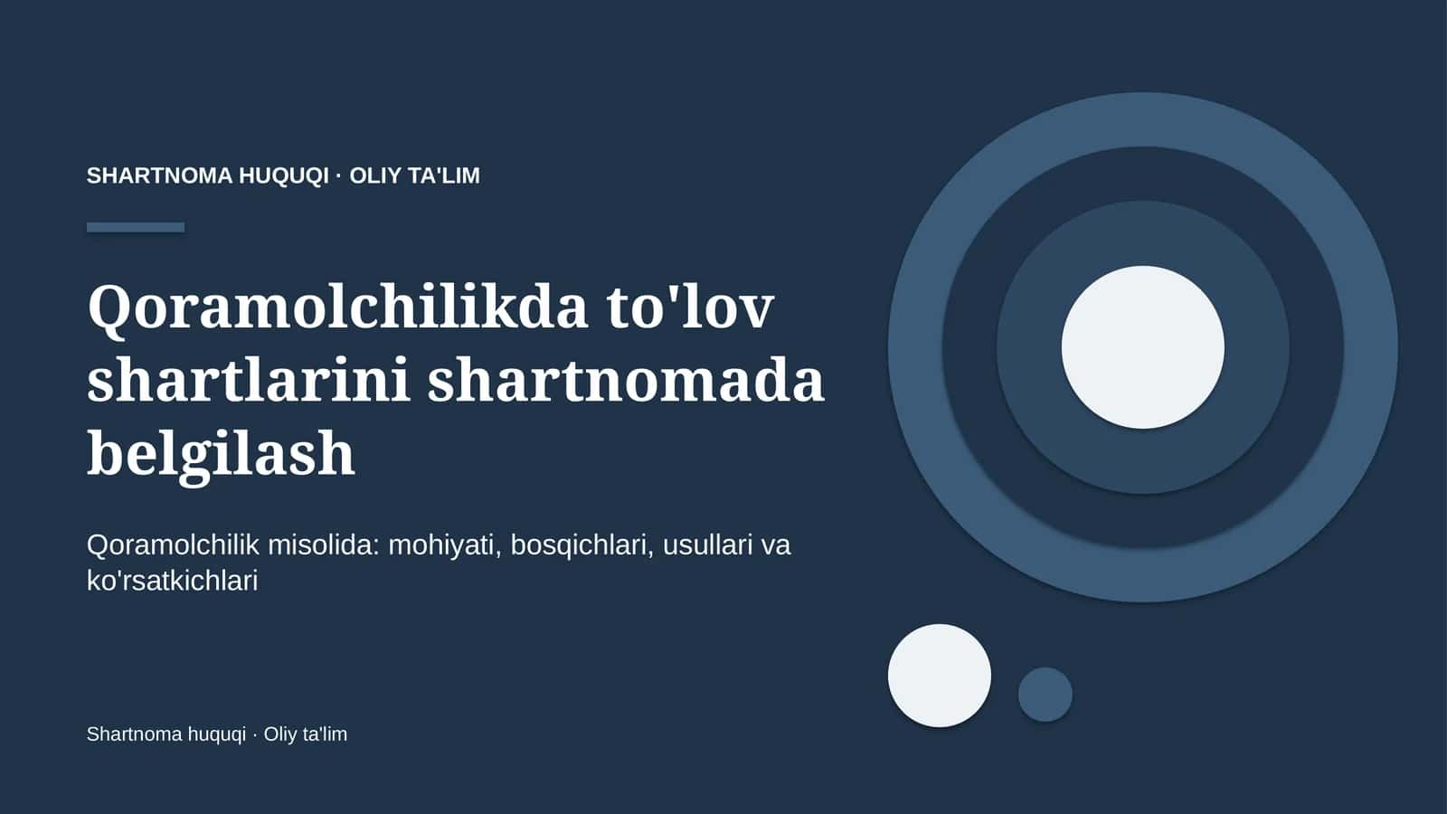 qoramolchilikda to'lov shartlarini shartnomada belgilash 7705 1