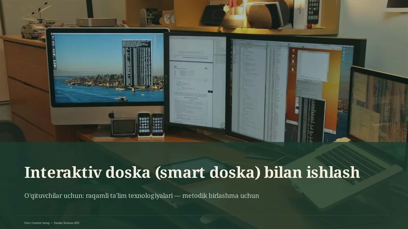 Interaktiv doska (smart doska) bilan ishlash 1