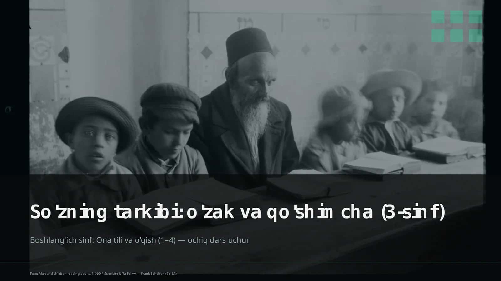 So'zning tarkibi: o'zak va qo'shimcha (3-sinf) 1