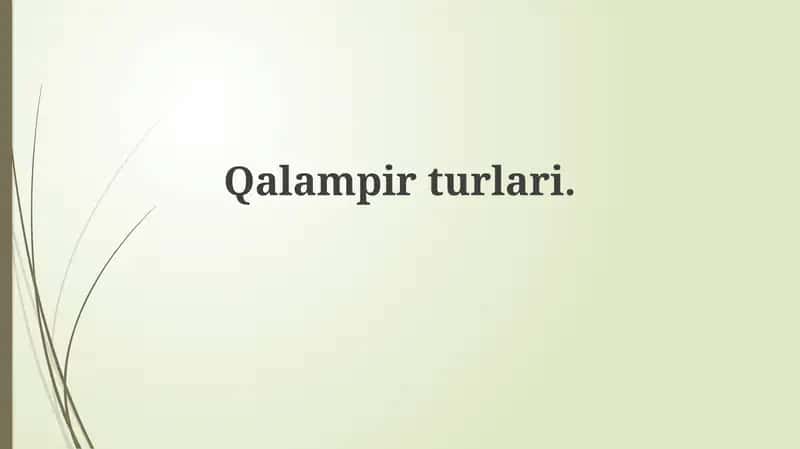 Qalampirturlari 1