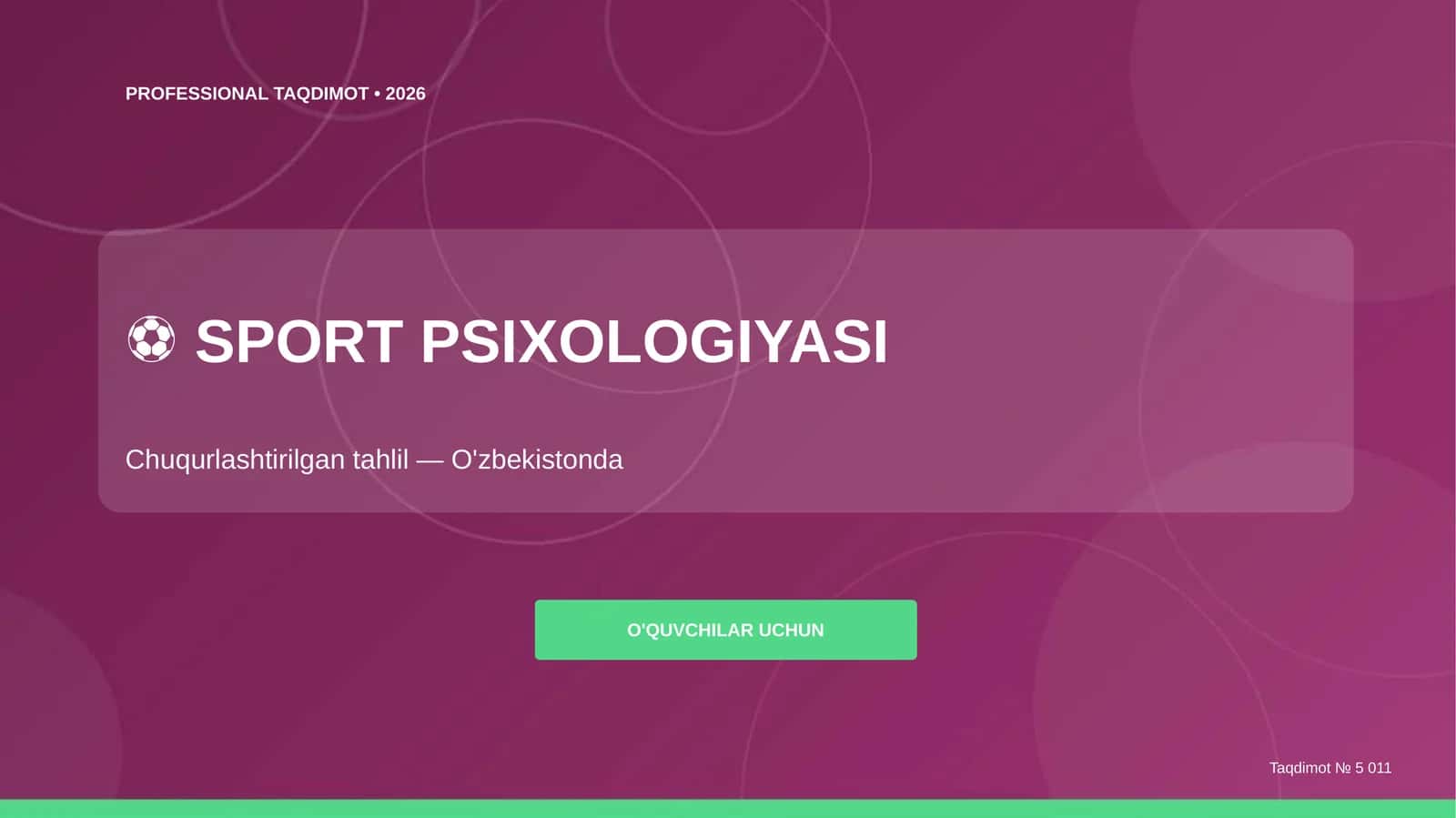 SPORT PSIXOLOGIYASI 1