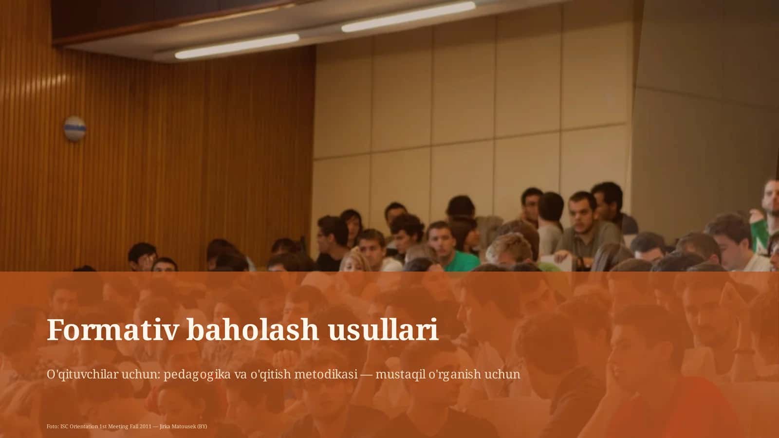 Formativ baholash usullari 1