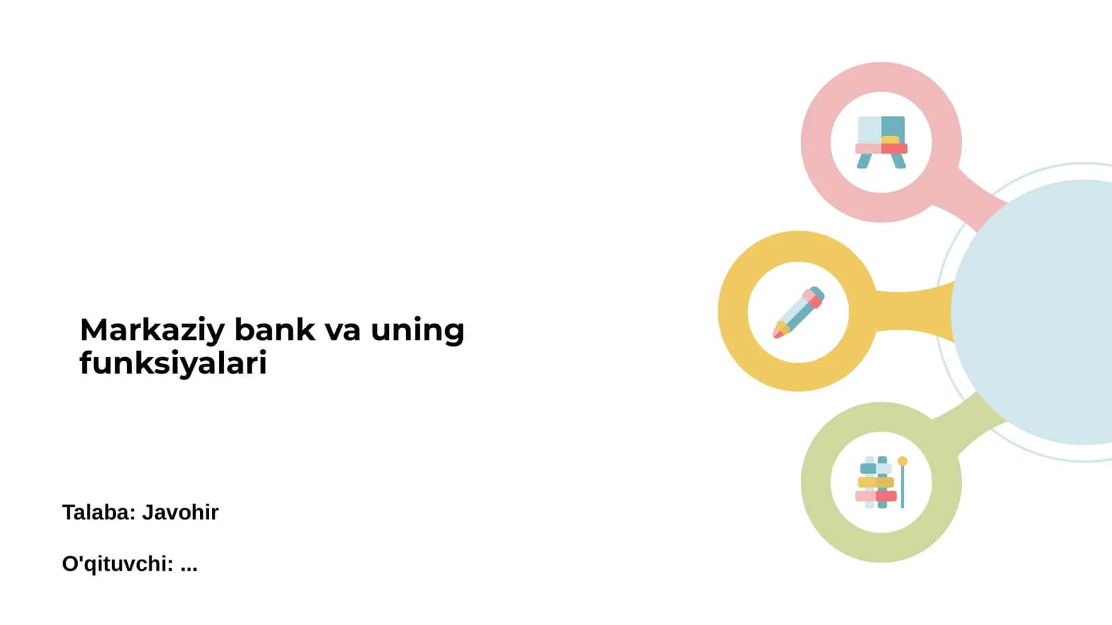 Markaziy bank va uning funksiyalari 1